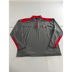 Utah Utes Champion Quarterback Zip Sweater Size 2xl